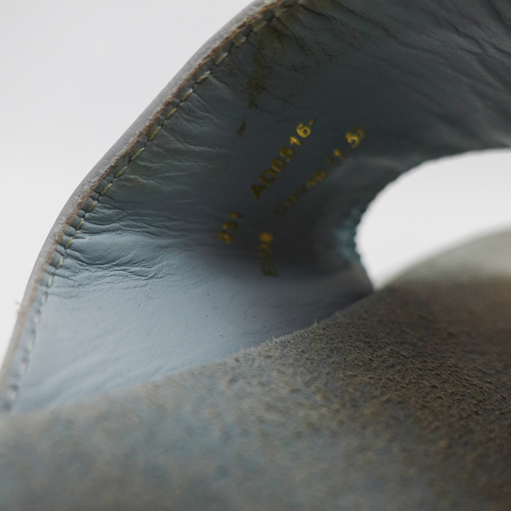 Acne Studios Light Blue Suede Patchwork Platform … - image 2